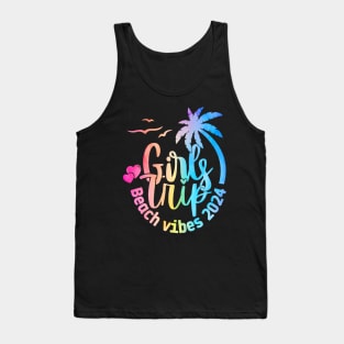 Girls Weekend Women Girls Trip Beach Vibes 2024 Tank Top